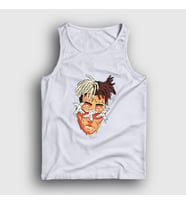 Presmono Unisex Sarı Melting XXXTentacion Atlet 48045tt (Beyaz)