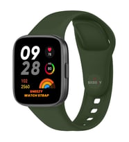 Xiaomi Redmi Watch 3 Uyumlu PureLux Soft Silikon Kordon (Haki)