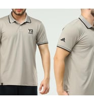 Adidas EF-3992 Erkek Polyester Mesh Polo Yaka T-Shirt (Camel)