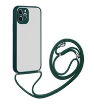ALLY iPhone 12 Pro 6.1 Askılı Koruyucu Silikon Kılıf (Yeşil)