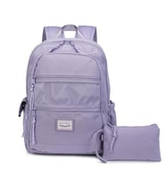 Smart Bags Sırt Çantası Okul Boyu Kalem Kutusu Hediyeli 3237 (Eflatun)