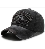 siyasastar Unisex Şapka Original The Black Beyzbol Eskitme Yeni Trend 2022 Model Şapka (Siyah)