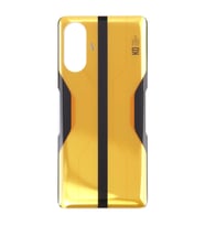 Xiaomi Poco F3 GT Uyumlu Arka Pil Batarya Kapağı Cam MZB09C6IN M2104K10I (Sarı)