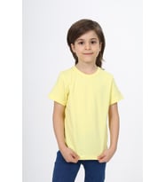 Toontoy Erkek Çocuk Baskılı Tişört (Açık Sarı)