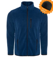 Ghassy Co. Polar Erkek Tam Fermuar + 3 Cep ((YENİ SEZON)) (İndigo Mavi)