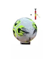 Dikişli Futbol Topu 5 Numara 3 Astar Şişirme Pompası Hediyeli (Sarı)