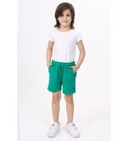 Toontoy Erkek Çocuk Baskılı Şort (Koyu Yeşil)