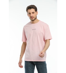 Süperlife Erkek Bisiklet Yaka Standart &Regular Fit SPR21Y27 (Pink)