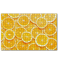 Cakapuzzle  Dilim Portakallar  Puzzle Yapboz MDF (Ahşap) (1000 Parça)