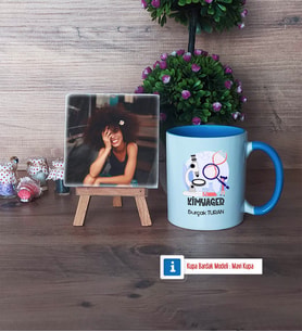 Kimyager Fotoğraflı Dekoratif Taş, Kupa Bardak Beyaz Hediye (Model 4)
