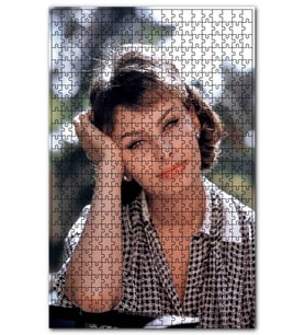 Cakapuzzle Sophia Loren Işıltılı Puzzle Yapboz MDF (Ahşap) (500 Parça)