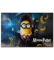 Cakapuzzle Minnion Potter Şemsiye Ve Muzlar Görsel  Puzzle Yapboz MDF (Ahşap) (255 Parça)