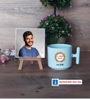 Yılbaşı Hediyesi Fotoğraflı Dekoratif Taş, Kupa Bardak Beyaz Hediye (Model 12)