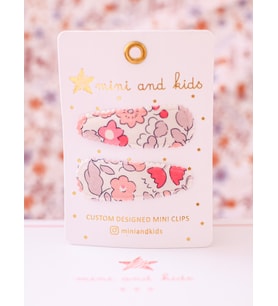 Kızlar Için Saç Tokaları, Kızlar Için Doğum Günü Aksesuarları, Liberty London Saç Tokası, Saç Klips (Lila - Pembe)