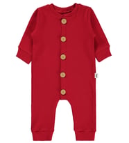 Civil Baby Bebek Patikli Tulum 1-6 Ay Gül Kurusu (Kırmızı)
