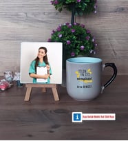 En İyi Hemşire Fotoğraflı Dekoratif Taş, Kupa Bardak Beyaz Hediye (Model 10)