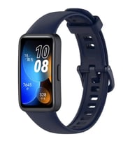 Huawei Band 8 Uyumlu Spor Silikon Kordon (Lacivert)
