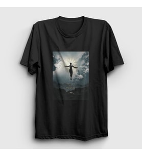 Presmono Unisex Beyaz Raised By Wolves Dizi T-Shirt 424701tt (Siyah)