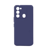 Tecno Spark 8C Kılıf Zore Biye Silikon Kılıf (Lacivert)