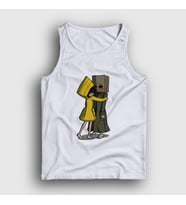 Presmono Unisex Sarı Hug Little Nightmares Atlet 159751tt (Beyaz)