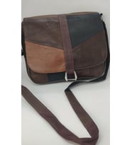 Hakiki Deri Kapitone Model Çapraz Çanta (Kahverengi)