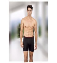 İlke Erkek Uzun Likralı Boxer 005 - 6 Adet (Siyah)