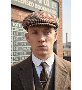 Erkek Kasket Peaky Blinders Driver Kaşmir Şapka Bere Fötr cp224u (Turuncu)