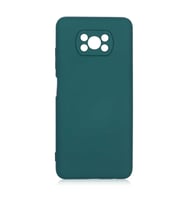 Xiaomi Poco X3 Kılıf Özel Orijinal Lansman Serisi, İçi Kadife, Pürüzsüz Yumuşak ve Mat TPU Silikon (Koyu Yeşil)