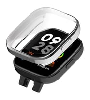 Xiaomi Redmi Watch 3 360 Derece Korumalı Kasa ve Ekran Koruyucu Watch Gard 30 (Gümüş)