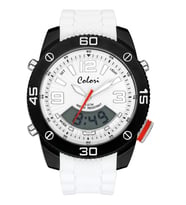 Colori 5-Cld023 52Mm Erkek Kol Saati (Siyah - Beyaz)