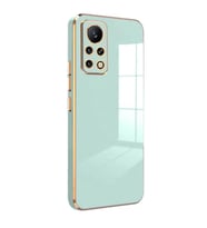 Microsonic Infinix Note 11 Pro Kılıf Olive Plated Siyah (Yeşil)