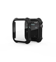 Apple Watch 7/8/9 41mm Tank Zırh Kasa ve Mat Ekran Koruyucu 11 (Siyah)