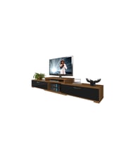 Decoraktiv Flex 4 Mdf Tv Ünitesi Tv Sehpası (Siyah - Ceviz)