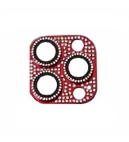 Apple iPhone 11 Pro Max CL-08 Kamera Lens Koruyucu (Kırmızı)