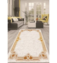Dijital Kaymaz Taban Yıkanabilir Modern Renkli Salon Halısı Mutfak Halısı Yolluk ND-HT-233 (Çok Renkli)
