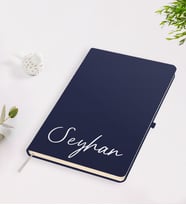 Kendin Tasarla Cilt Bezi Kapaklı Defter-3 (Lacivert)
