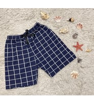 %100 Pamuk Kadın Yüksek Bel Dört Mevsim Şort Pijama  (Beyaz)