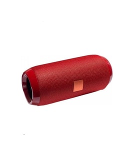 Samsung Galaxy M31s Uyumlu Bluetooth Hoparlör Kablosuz Ses Bombası Speaker (Kırmızı)