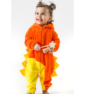Welsoft Peluş Unisex Kışlık Bebek Takımları Çocuk Giyim Bebek Kıyafeti Çocuk Kostümü welsoft takım (Koyu Turuncu)