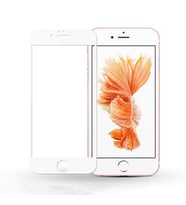 Uyumlu Model Apple iPhone 6 Plus Davin 5D Cam Ekran Koruyucu (Beyaz)