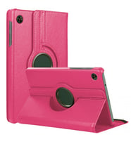 Honor Pad X8 Uyumlu 10,1 inç Döner Standlı Tablet Kılıfı (Pembe)