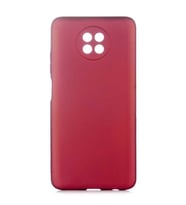 Xiaomi Redmi Note 9 5G Kılıf Zore Premier Silikon Kılıf (Mürdüm)