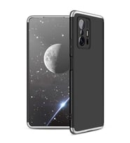 Xiaomi Mi 11T Pro 5G Kılıf Zore Ays Full Koruma Kılıf (Siyah-Gri)