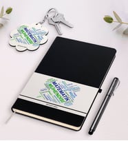 BK Gift Kişiye Özel Matematik Mühendisi Beyaz Defter Kalem Ve Anahtarlık Hediye Seti-1 (Model 2)