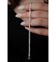 ENCİLİ SİLVER 925 Ayar Gümüş Düğüm Model Bileklik (Gümüş)