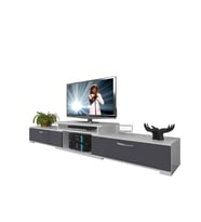 Decoraktiv Flex 4 Mdf Tv Ünitesi Tv Sehpası (Beyaz - Antrasit)