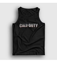 Presmono Unisex Haki Logo Call Of Duty Atlet 26906tt (Siyah)