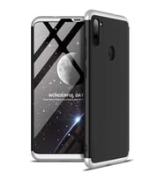 Galaxy M11 Kılıf Kamera Korumalı Ays 360 Tam Koruma Ays Kılıf (Gri)