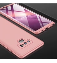 Galaxy Note 9 Kılıf Zore Ays Kamera Çıkıntılı 360 Tam Korumalı (Pembe)