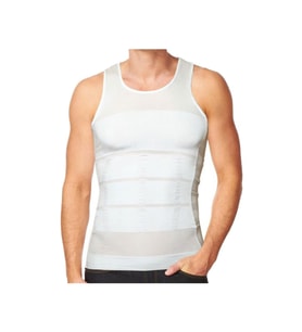 Erkek Slim N Lift Korse Atlet Tipi Göbek İncelten Toparlayıcı (Beyaz)
